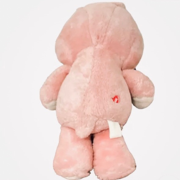 SOLD OUT ———— ORIGINAL 1983 CARE BEAR LOVE A LOT 13" Pink Plush Kenner Vintage - Picture 3 of 7